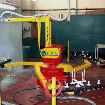 Lakuojantis robotas CMA Roby 6 ATEX, karuselė