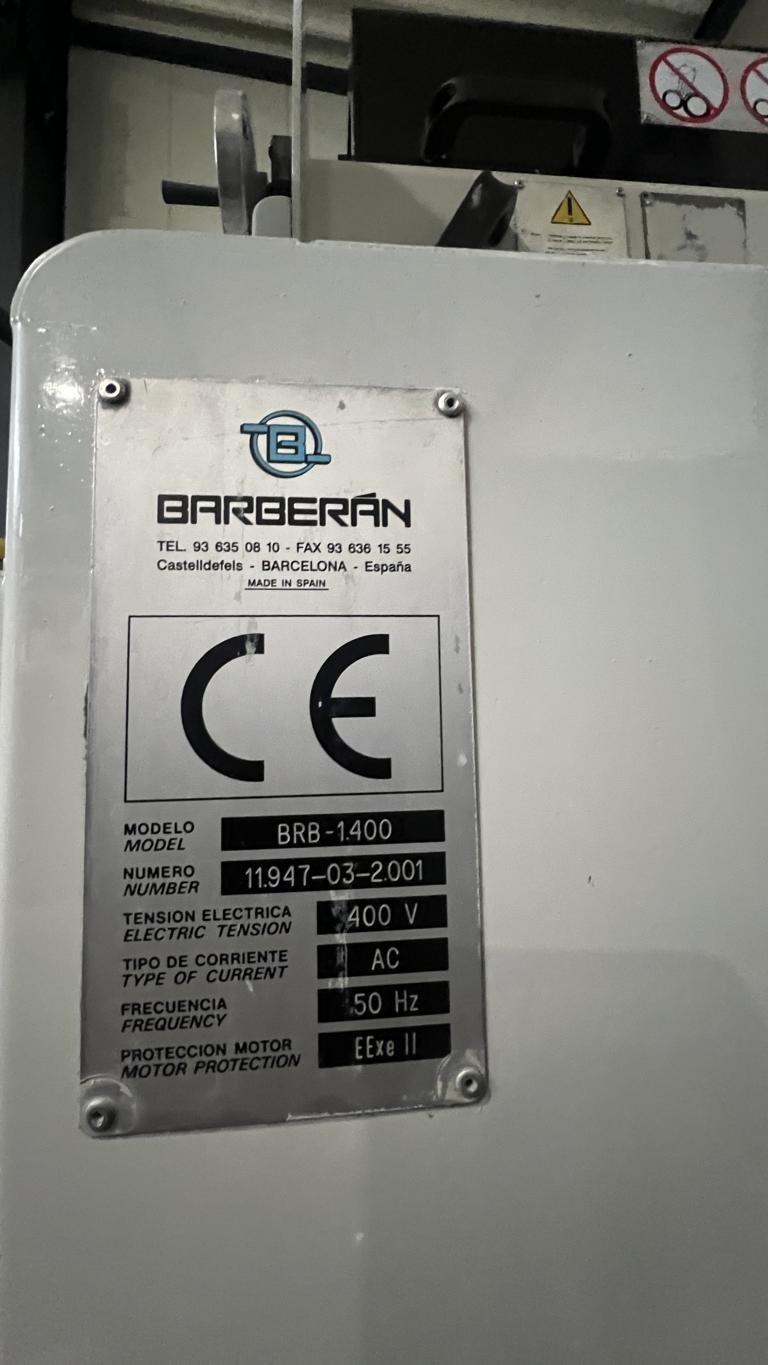 2001 m. Barberan BRB-1400 veleninė lakavimo mašina - Image 3