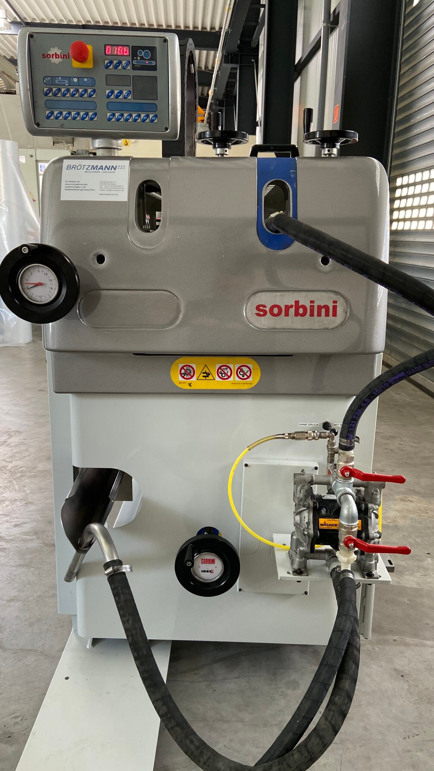 2007 m. Volelinė lakavimo mašina Cefla/Sorbini Smartcoater MF-6 - Image 5