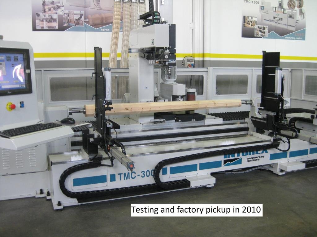 2010 m. Intorex TMC 3000 CNC apdirbimo centras su 8 (9) valdomomis ašimis