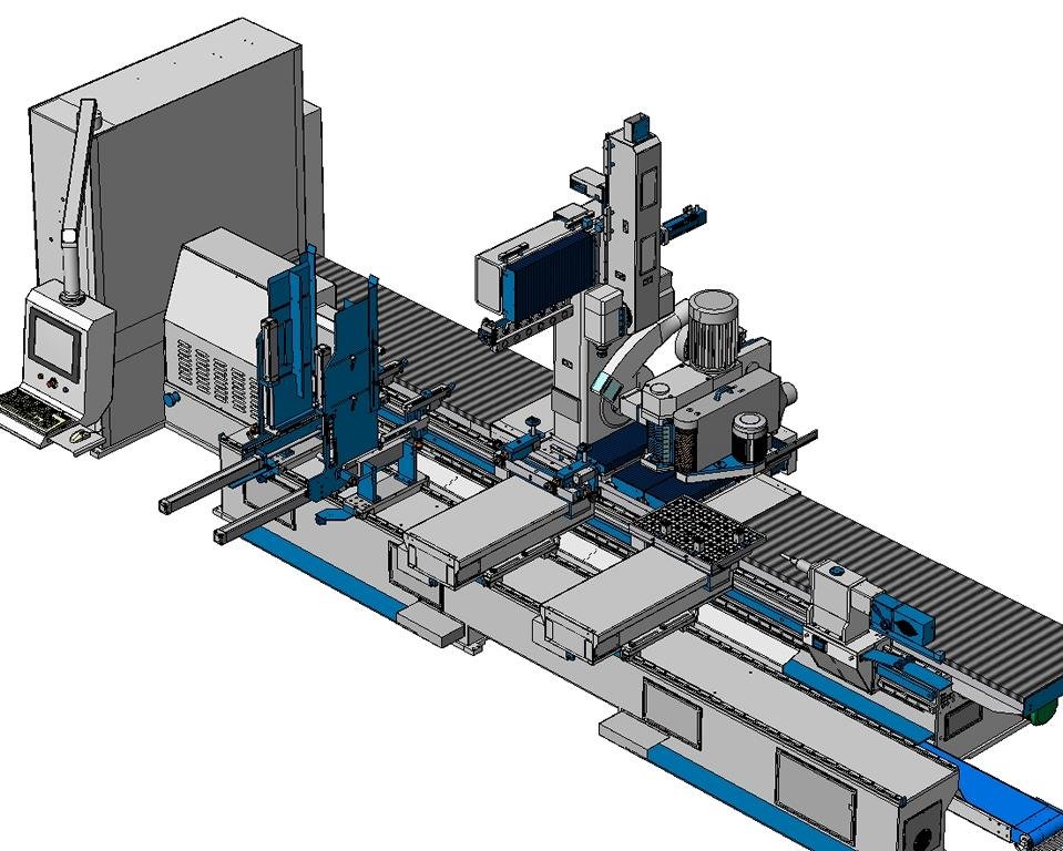 2010 m. Intorex TMC 3000 CNC apdirbimo centras su 8 (9) valdomomis ašimis - Image 3