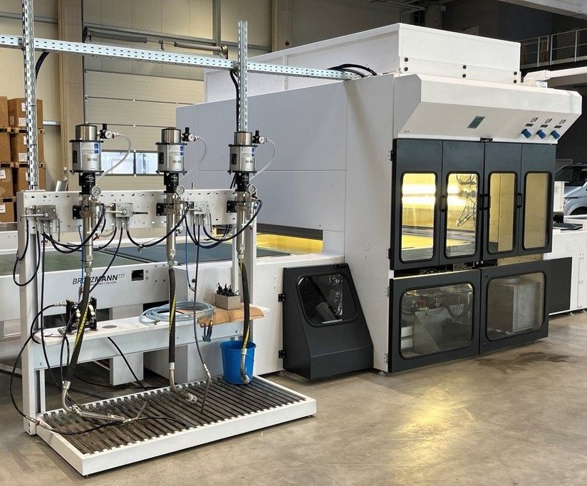 2005 m. Venjakob VEN SPRAY DUO CNC 6000 PM purškimo automatika