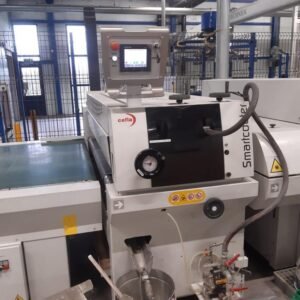 2019 m. Veleninė lakavimo mašina Cefla SMARTCOATER EVO MF su reguliuojamu dozavimo voleliu