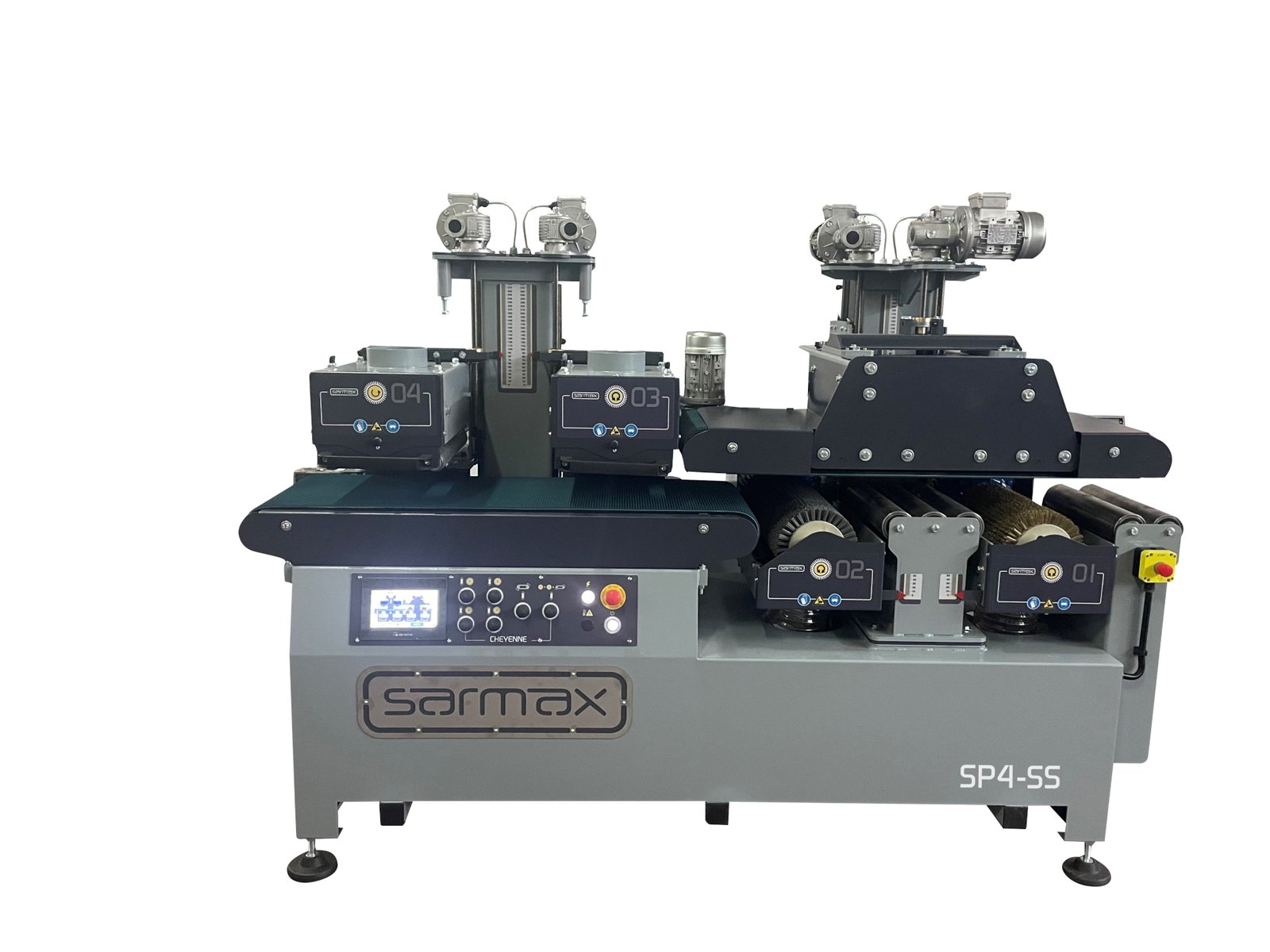 Sarmax SP4 SS 400/600 medienos struktūravimo staklės